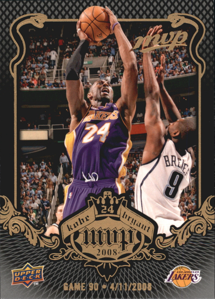 2008-09 Upper Deck MVP Kobe MVP #KB87 Kobe Bryant