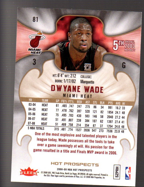 Dwyane Wade cards (2004-2022) Heat Bulls Marquette - You Choose - Picture 88 of 232