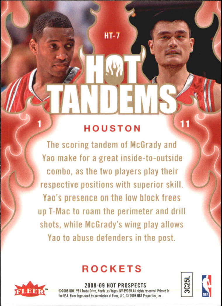 Tarjetas ""Insertar"" de baloncesto Hot Prospects 2008/2009 - Imagen 23 de 31