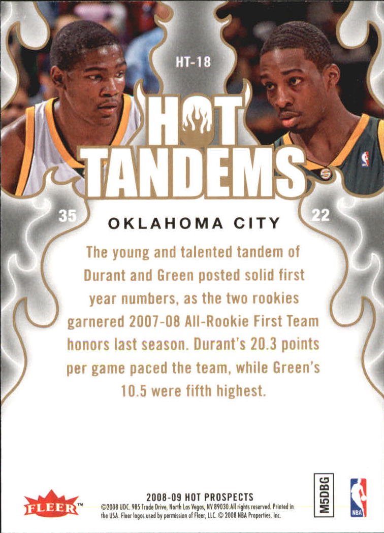 Tarjetas ""Insertar"" de baloncesto Hot Prospects 2008/2009 - Imagen 25 de 31
