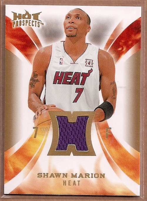 2008-09 Hot Prospects Hot Materials #HMSM Shawn Marion