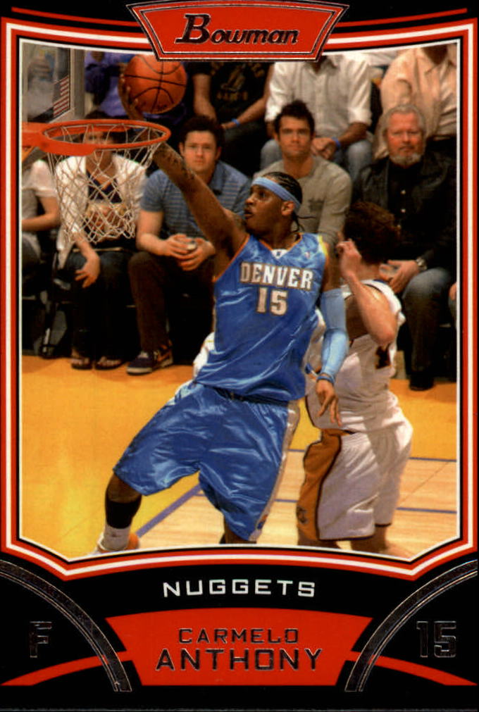 2008-09 Bowman #15 Carmelo Anthony