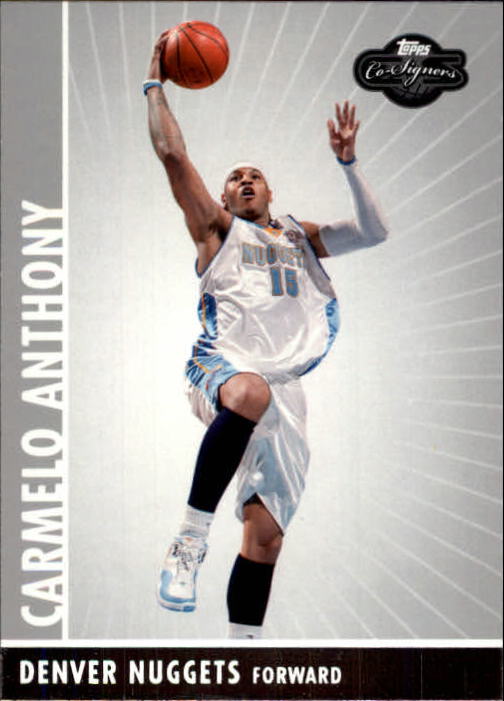 Allen Iverson/ Carmelo Anthony 2008-09 Hot Prospects Hot