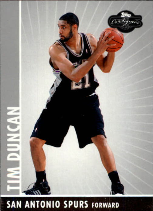 2008-09 Topps Co-Signers #21 Tim Duncan