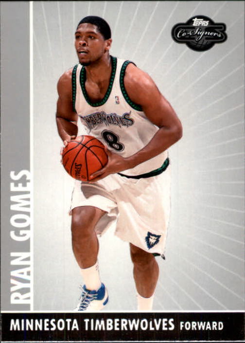 2008-09 Topps Co-Signers #78 Ryan Gomes