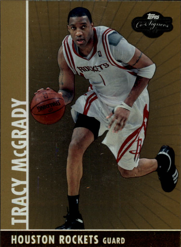 2008-09 Topps Co-Signers Gold #1 Tracy McGrady