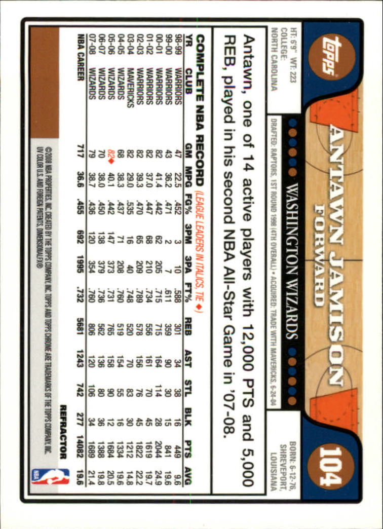 2008-09 Topps Chrome Basketball Refractor Singles - You Choose - Bild 19 von 23
