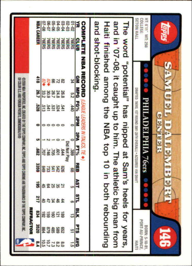 2008-09 Topps Chrome Basketball Refractor Singles - You Choose - Bild 21 von 23