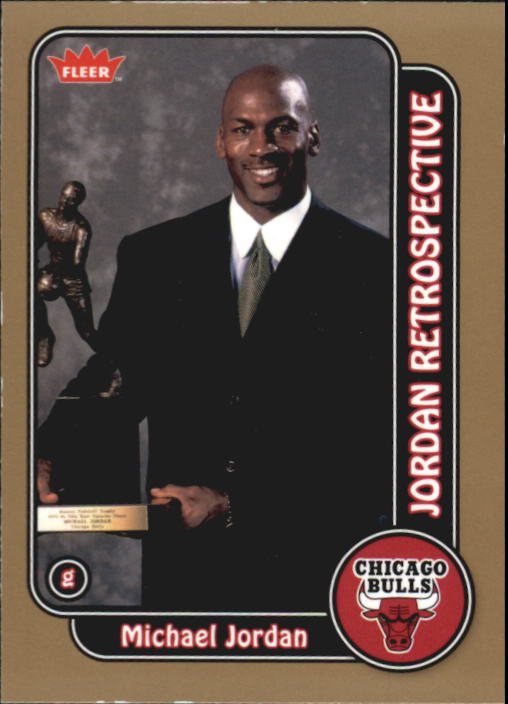 2008-09 Fleer Michael Jordan Retrospective #MJ19 Michael Jordan
