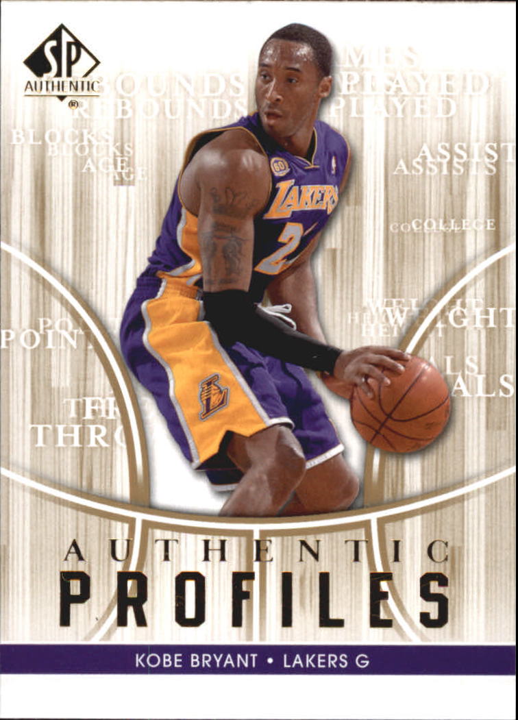 2008-09 SP Authentic Profiles #AP40 Kobe Bryant