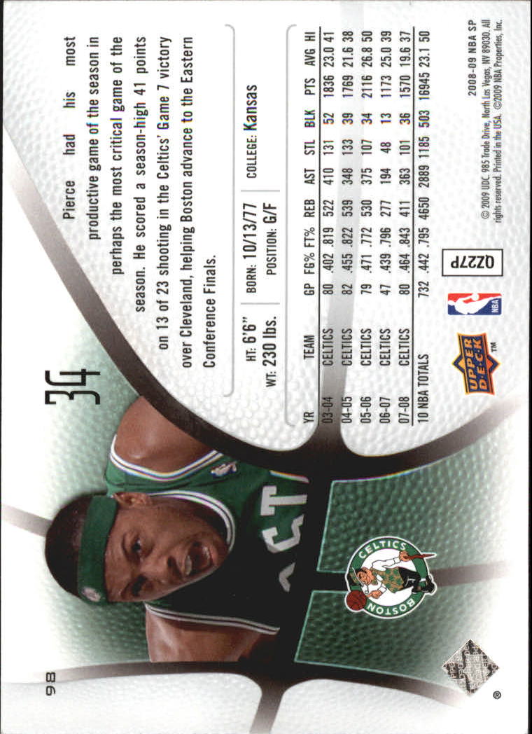 Paul Pierce cards (1999-2021) Celtics Nets - You Choose - Bild 234 von 360