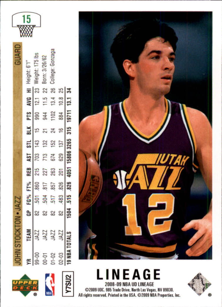 John Stockton cards (1989-2021) Jazz - You Choose - Bild 254 von 284