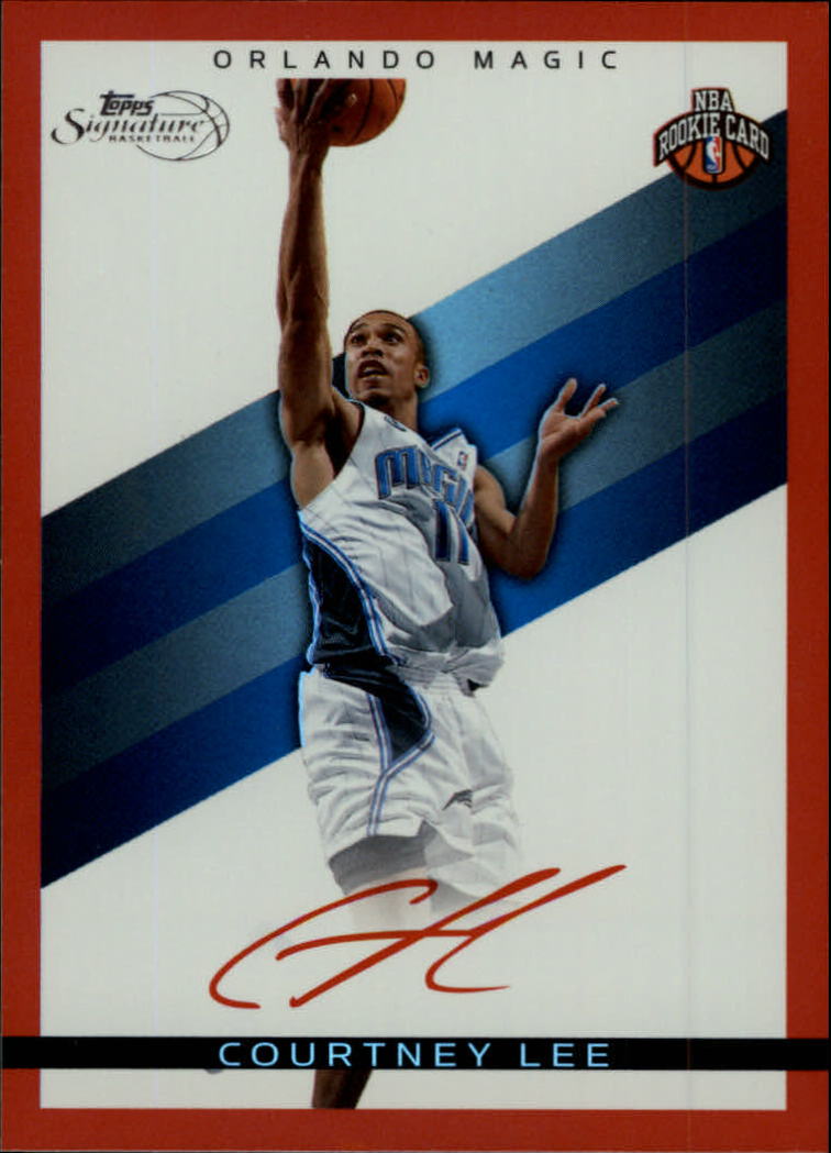 2008-09 Topps Signature Facsimile Red #TSCL Courtney Lee
