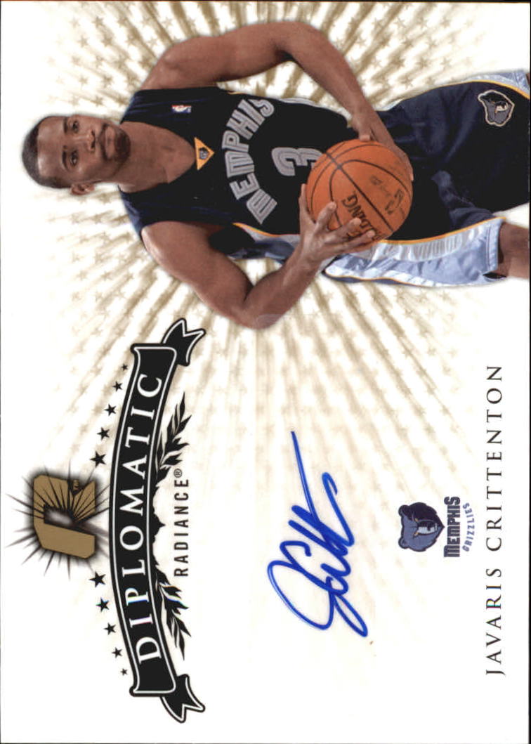 2008-09 Upper Deck Radiance Diplomatic Autographs #DIJC Javaris Crittenton
