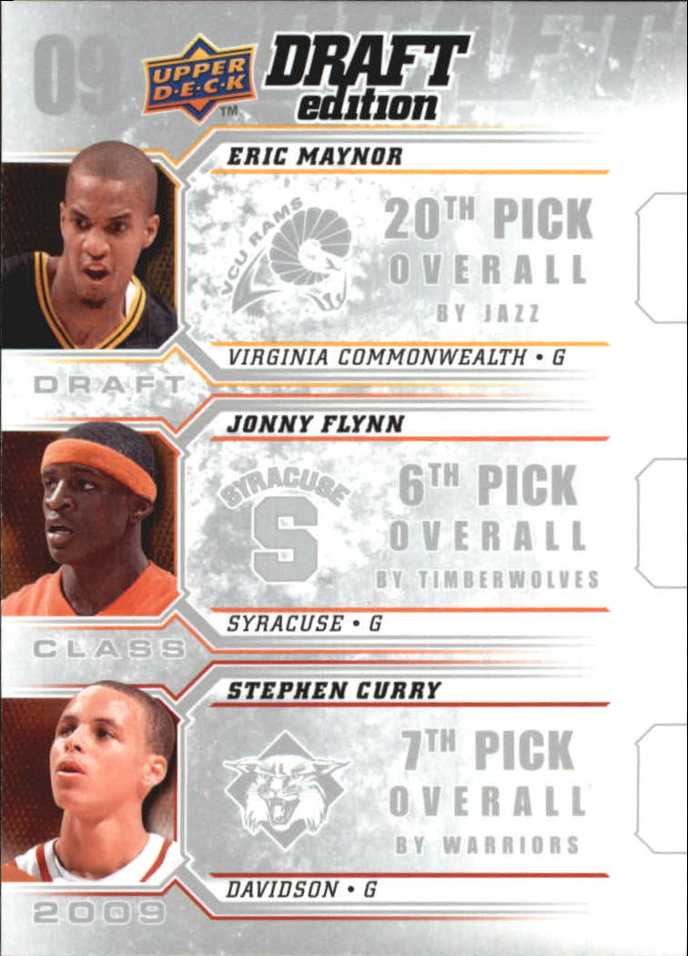 2009-10 Upper Deck Draft Edition Draft Class #DMFC Eric Maynor/Jonny ...