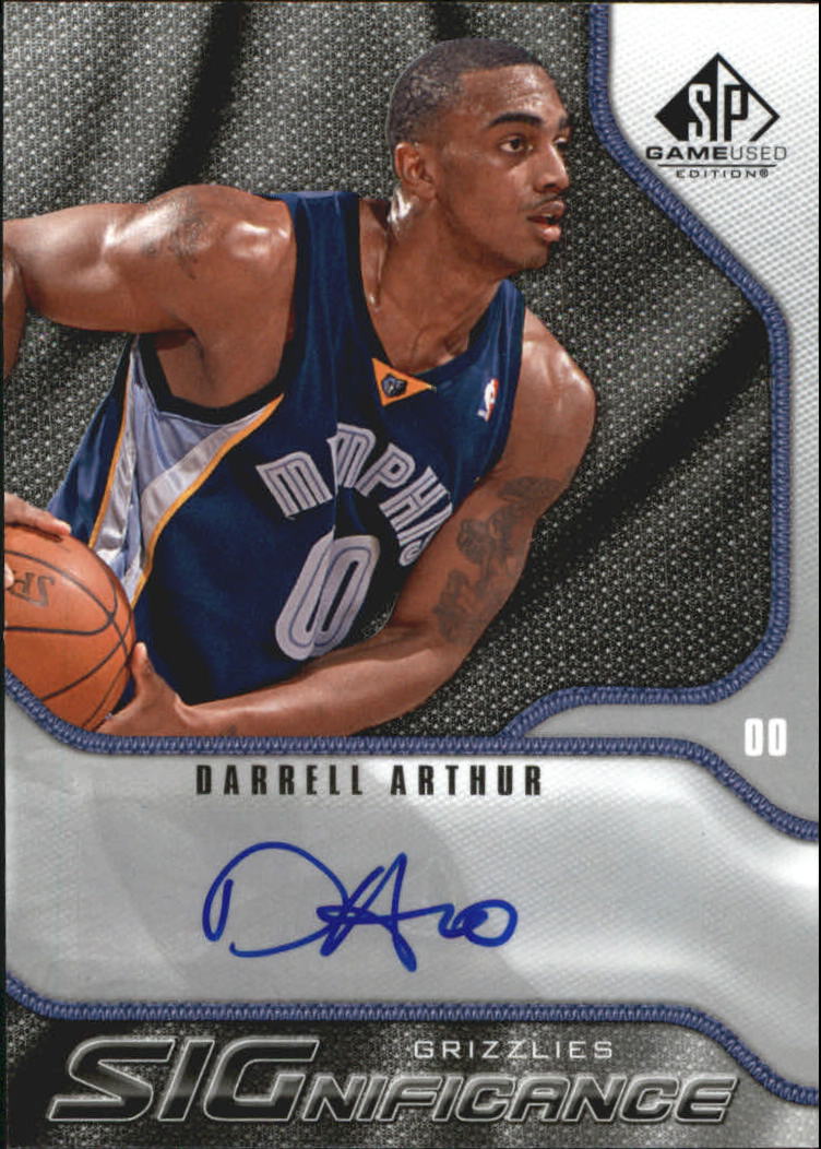 2009-10 SP Game Used SIGnificance #SAR Darrell Arthur