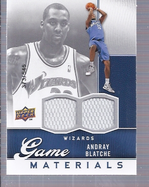 2009-10 Upper Deck Game Materials #GJAB Andray Blatche/545