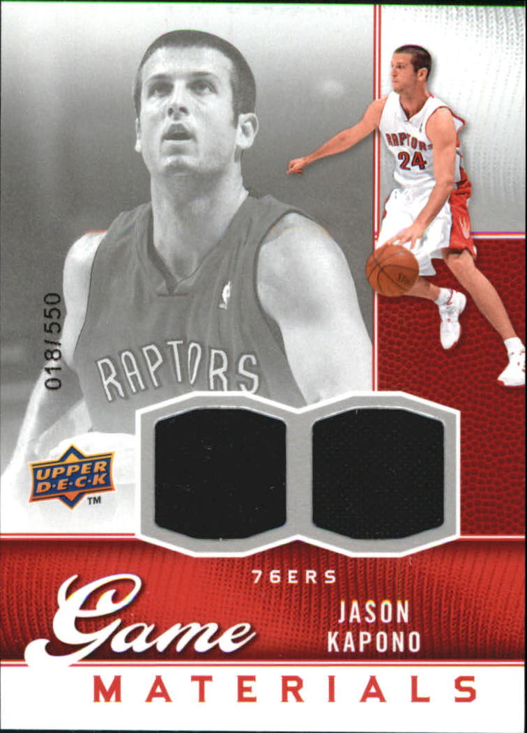 2009-10 Upper Deck Game Materials #GJJK Jason Kapono/550