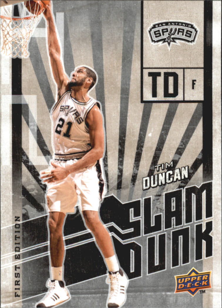 2009-10 Upper Deck First Edition Slam Dunk #SD20 Tim Duncan