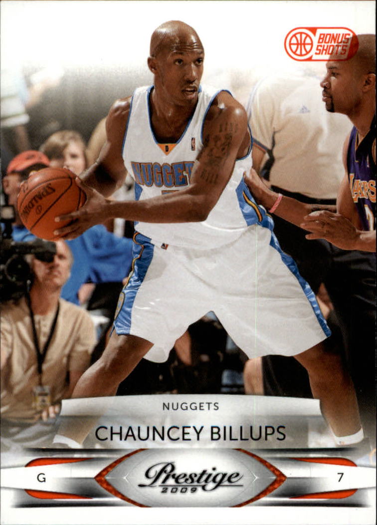 2009-10 Prestige Bonus Shots Orange #26 Chauncey Billups