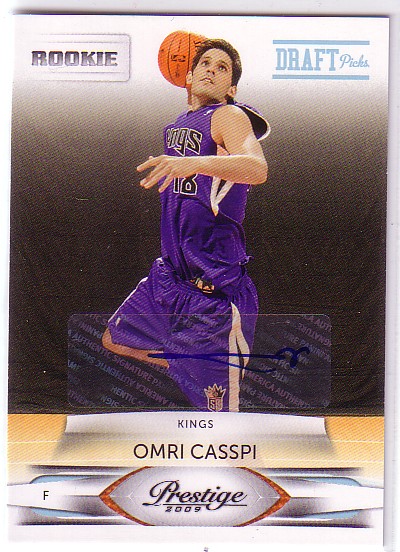 2009-10 Prestige Draft Picks Light Blue Autographs #173 Omri Casspi/499