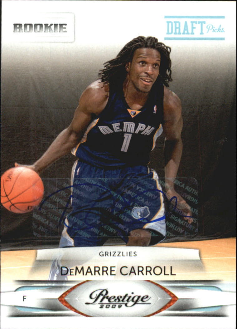 2009-10 Prestige Draft Picks Light Blue Autographs #177 DeMarre Carroll/499