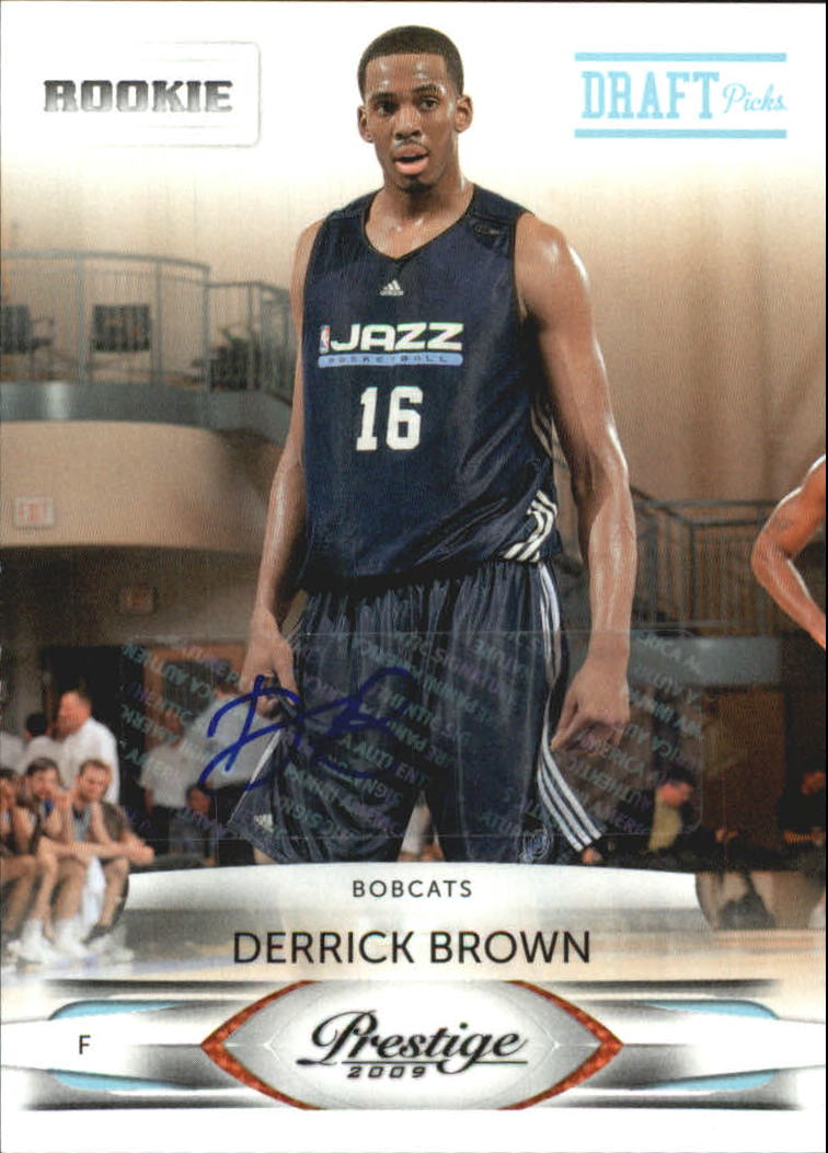 2009-10 Prestige Draft Picks Light Blue Autographs #238 Derrick Brown/699