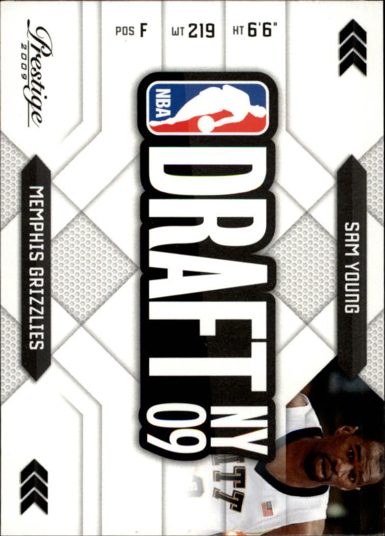 2009-10 Prestige NBA Draft Class #31 Sam Young