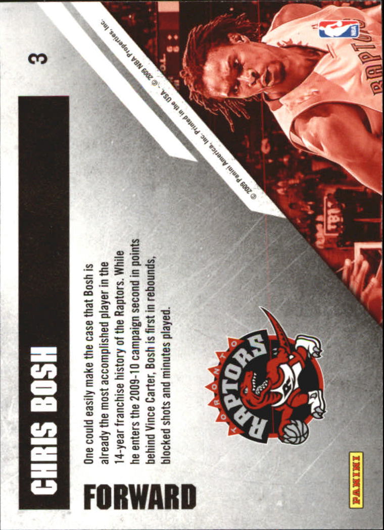 2009-10 Prestige Franchise Favorites #3 Chris Bosh back image