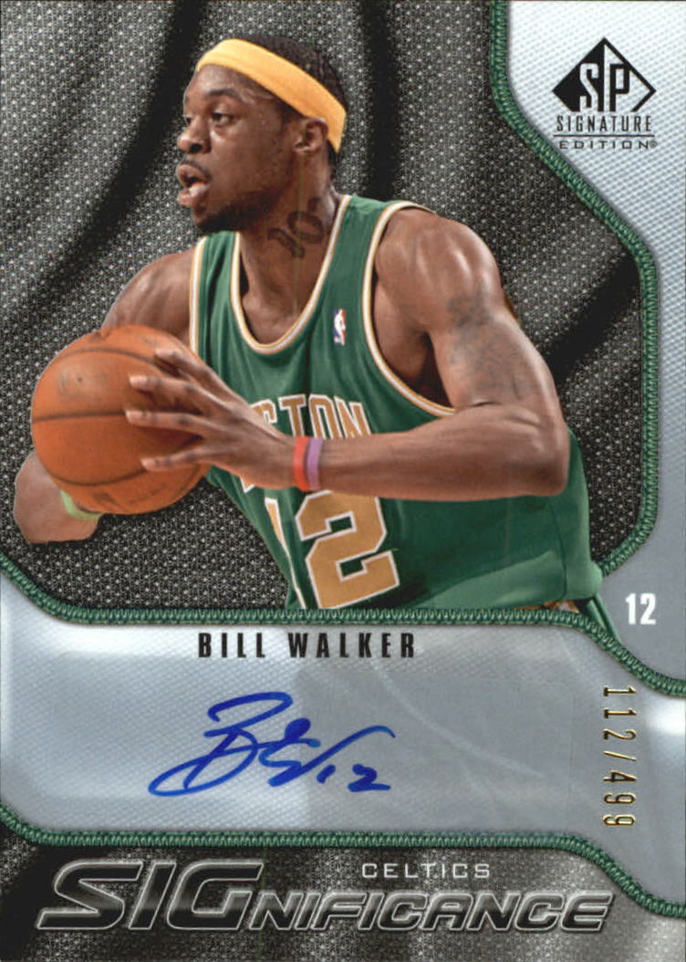 2009-10 SP Signature Edition SIGnificance #SBW Bill Walker/499