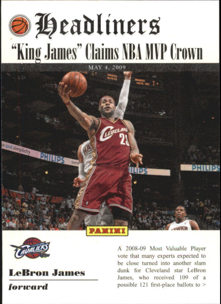 2009-10 Panini Headliners #4 LeBron James