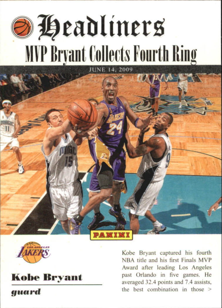 2009-10 Panini Headliners #8 Kobe Bryant