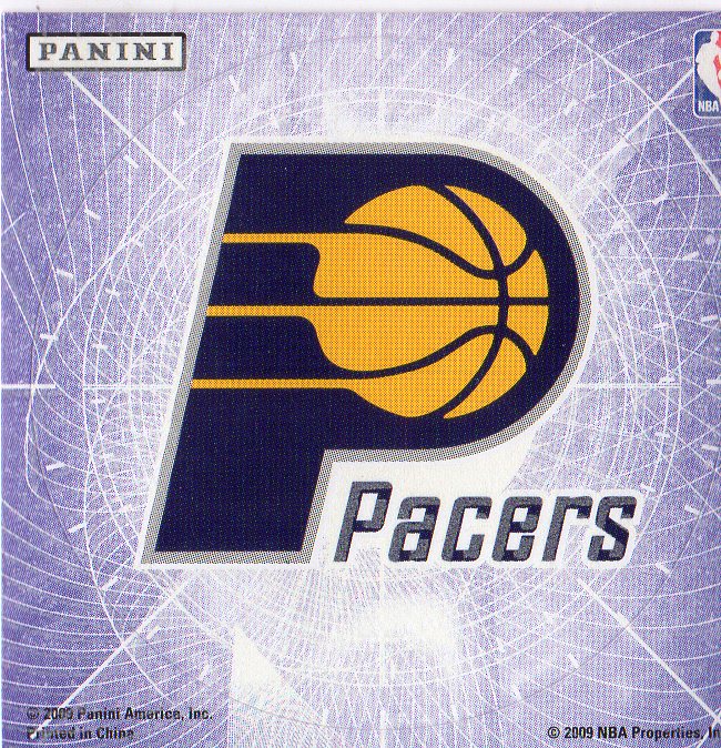2009-10 Panini Glow in the Dark Stickers #11 Indiana Pacers