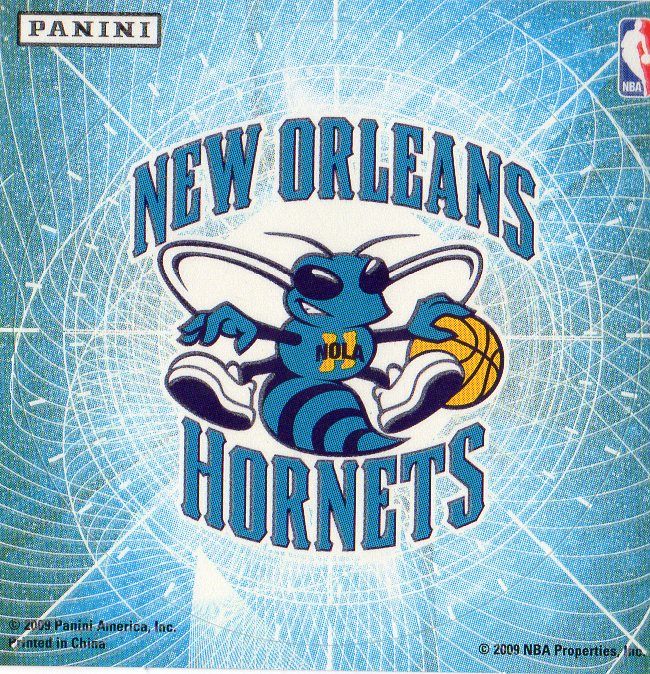 2009-10 Panini Glow in the Dark Stickers #19 New Orleans Hornets
