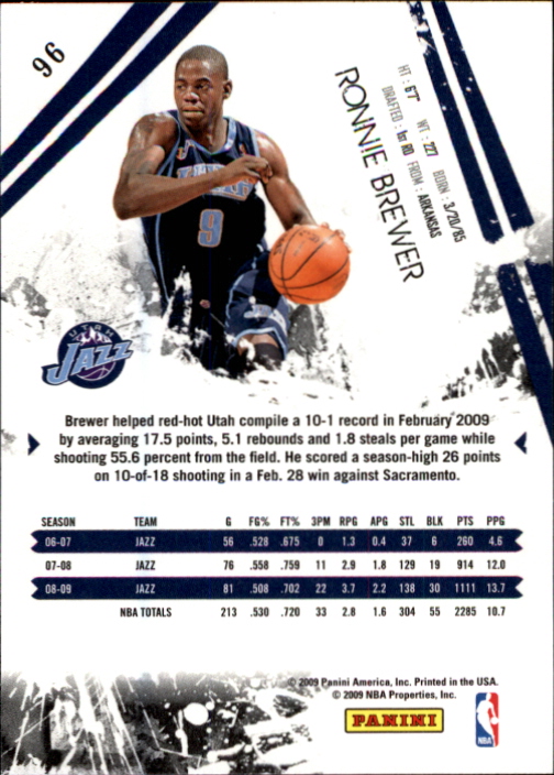 2009-10 Rookies and Stars Basketball Card Pick (Base) - Picture 183 of 219