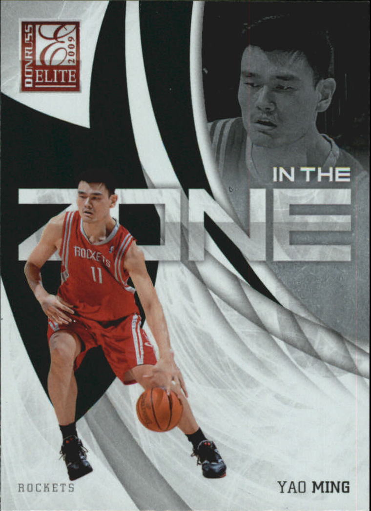 2009-10 Donruss Elite In the Zone Green #7 Yao Ming