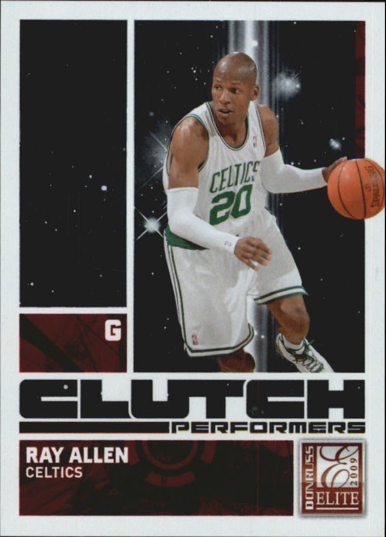 2009-10 Donruss Elite Clutch Performers Red #13 Ray Allen