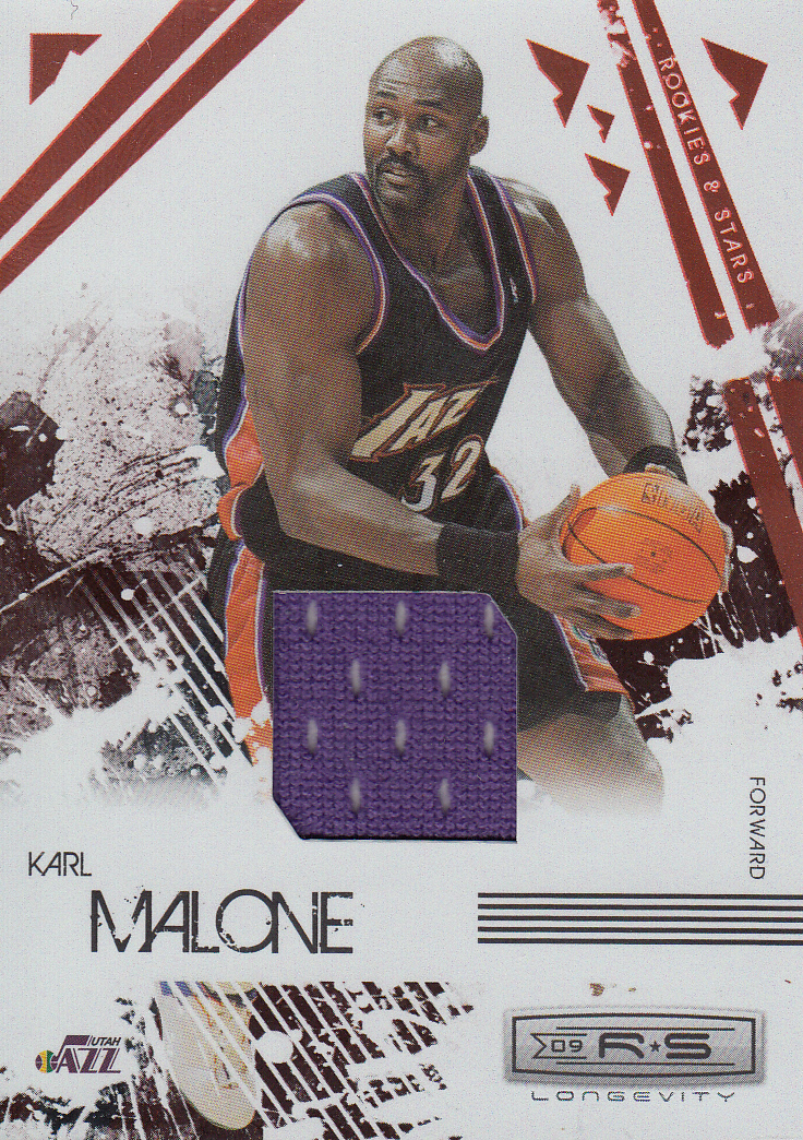 2009-10 Rookies and Stars Longevity Materials Ruby #103 Karl Malone/250