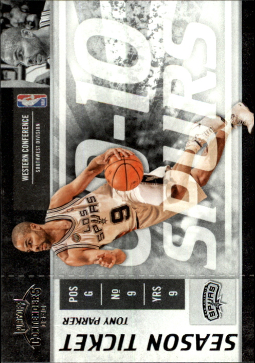 2009-10 Playoff Contenders #35 Tony Parker