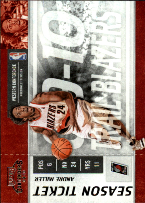 2009-10 Playoff Contenders #52 Andre Miller