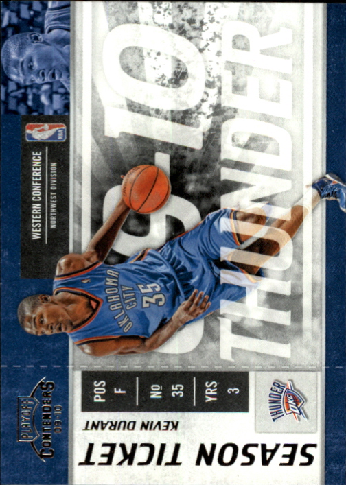 2009-10 Playoff Contenders #60 Kevin Durant