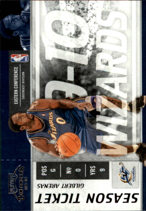 2009-10 Playoff Contenders #97 Gilbert Arenas
