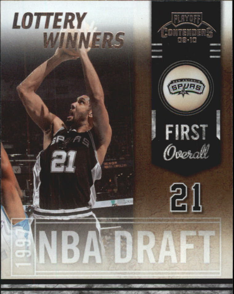 2009-10 Playoff Contenders Lottery Winners #3 Tim Duncan