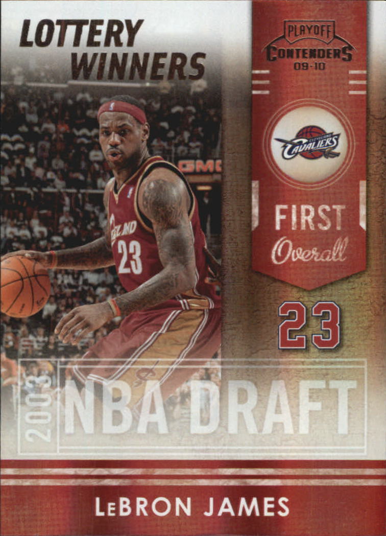 2009-10 Playoff Contenders Lottery Winners Black #1 LeBron James