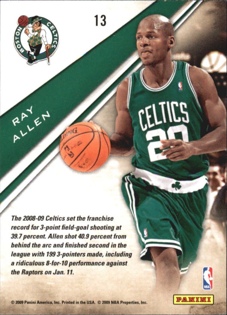 2009-10 Playoff Contenders Award Contenders #13 Ray Allen back image