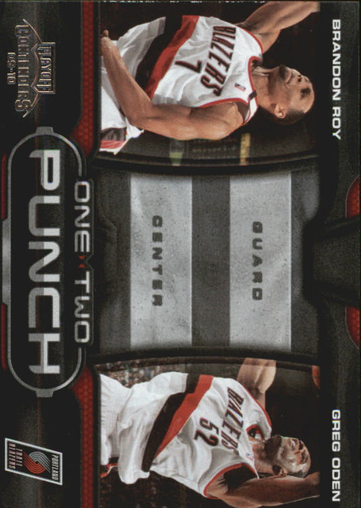 2009-10 Playoff Contenders One-Two Punch #1 Brandon Roy/Greg Oden