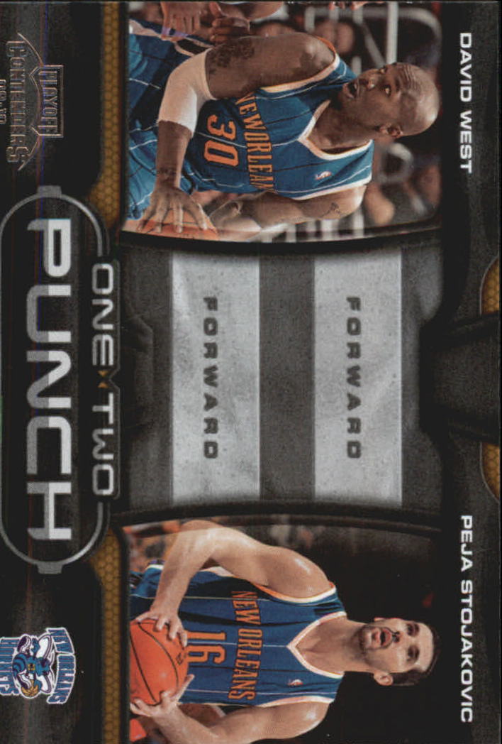 2009-10 Playoff Contenders One-Two Punch #13 David West/Peja Stojakovic