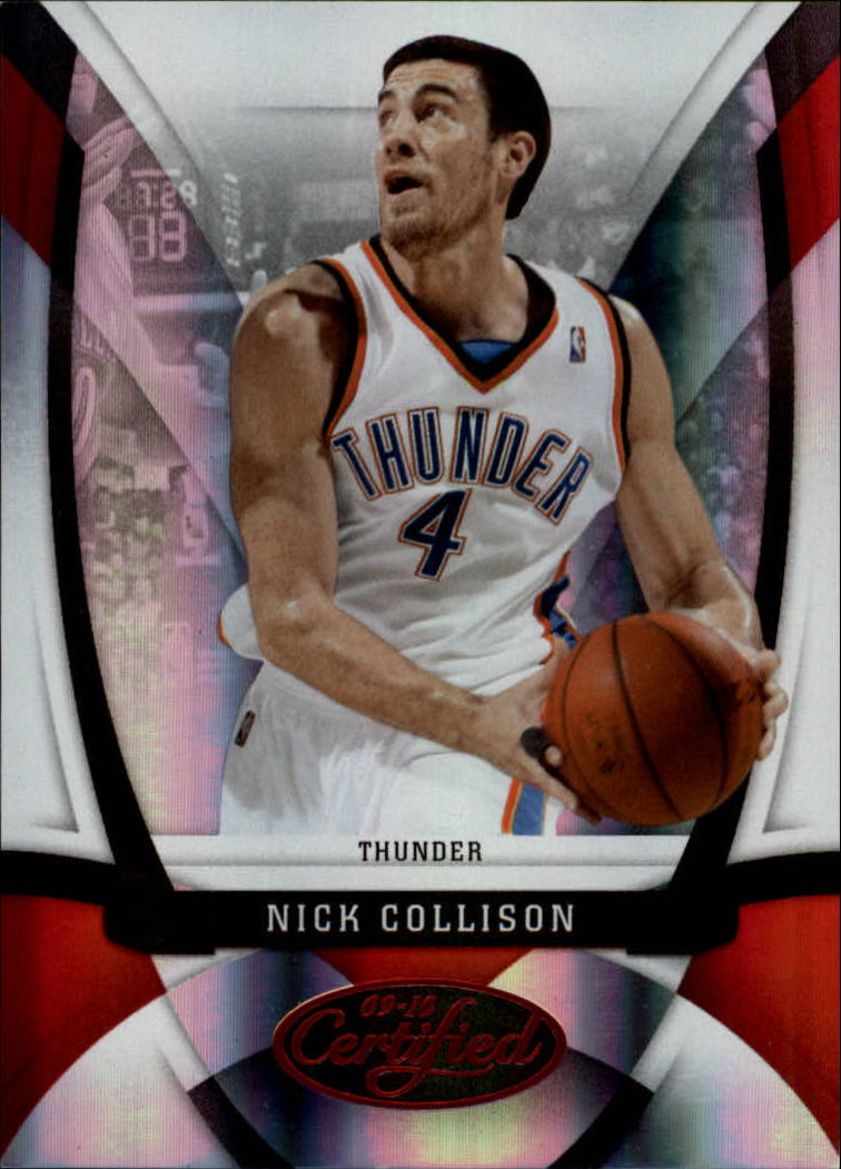 2009-10 Certified Mirror Red #44 Nick Collison