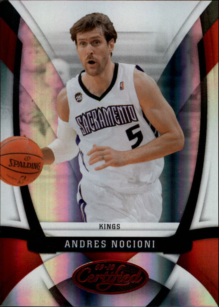 2009-10 Certified Mirror Red #74 Andres Nocioni