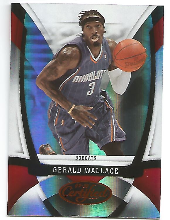 2009-10 Certified Mirror Red #132 Gerald Wallace